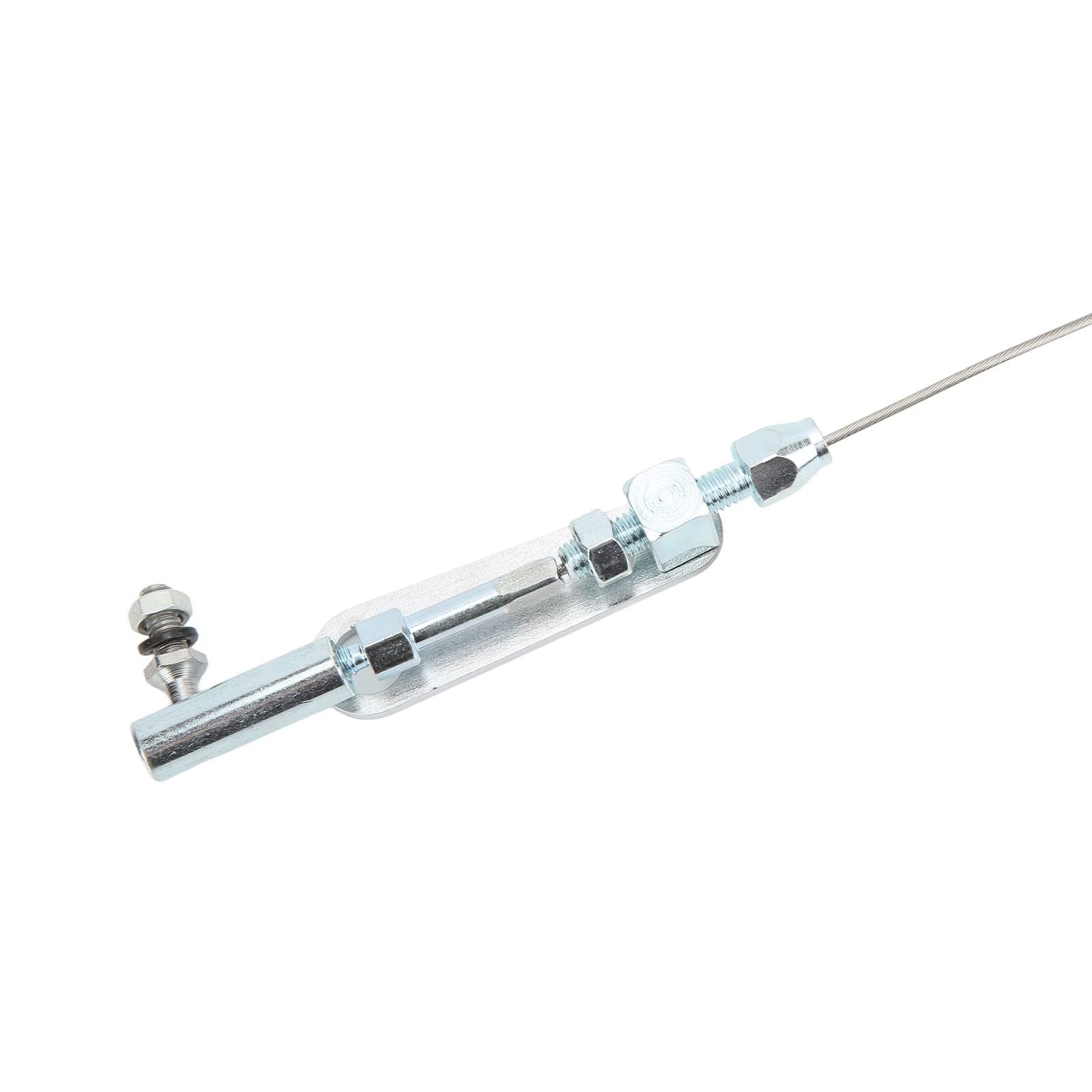 Cable de acelerador, cable de acelerador universal de 24 pulgadas, varillaje de carburador, cable de control de acero inoxidable para motor V8 de bloque pequeño