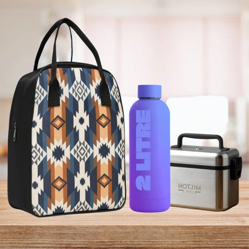 Image of Nibbler Bag for Office | Bags for Men Women | Insulated Hot Cold Bag | Multi-use Storage bags I for Office & School (Ethnic)