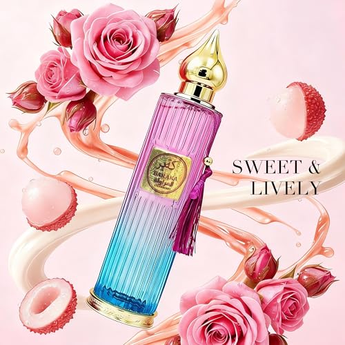 Image of AFLUXE Baraka Strawberry Women's Perfume 3.4 Fl. Oz Eau De Parfum, Juicy Gourmand Strawberry & Sweet Floral Scents, Long Lasting Fragrance