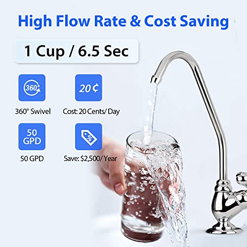 Image of PureDrop RTW5AK-UV Reverse Osmosis Water Filter System with Alkaline & UV