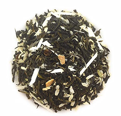 Image of Siyacha Tea Lemon Chamomile Green Tea, 500 Grams, For Stress Relief and Good Sleep, Loose Leaves, Healthy Relaxing Bed time Beverage, Makes 250 Cups (approx)