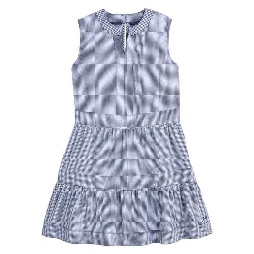 vineyard vines Girls' Harbor Tiered Dress