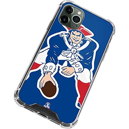 Skinit Clear Phone Case Compatible with iPhone 12 Pro - Officially Licensed NFL New England Patriots Retro Logo Design