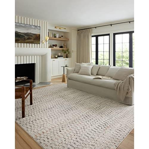 Loloi II Kamala Collection KAM-05 Grey/Multi 5′-3″ x 7′-9″ Area Rug