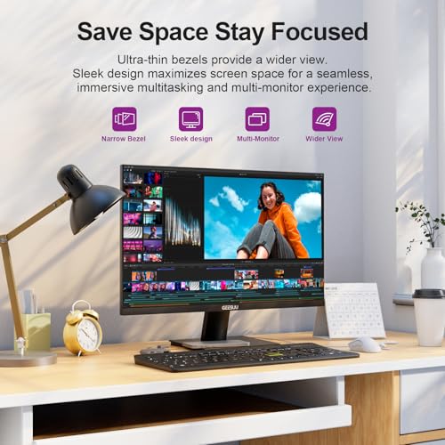 24 Inch Computer Monitor, PC Gaming Monitors 144Hz, 5ms, FHD 1080p, Eye-Care Screen, Lowblue, 99% sRGB, VESA 75x75mm, HDMI 2.0 & DP 1.2 - Image 6