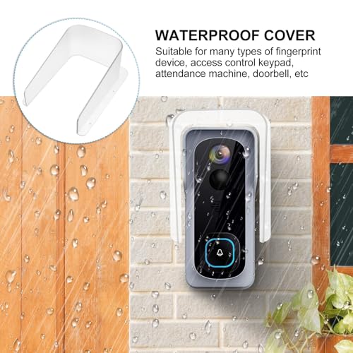 Protección contra lluvia y sol para control de acceso y timbres medianos 4