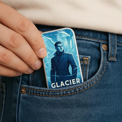Image of Solid Perfume for Men Duo - Drakaros & Glacier | 10g x 2 (20g Total) | Long Lasting Alcohol-Free Solid Cologne | Aromatic & Aquatic Fresh Fragrance | Pocket Travel Perfume Balm for Men