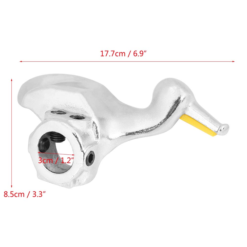 Qiilu 30mm Changeur de Pneu de Voiture en Acier Inoxydable, Montage Démontage Tête de Canard Outil Installation de Pneu Dépose Réparation Gadgets