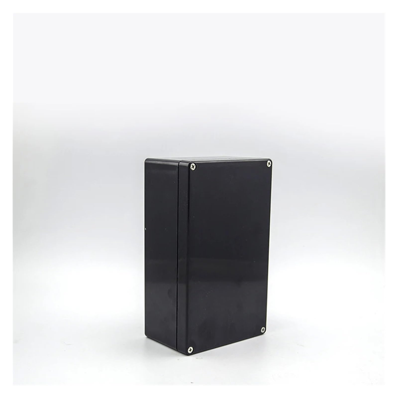 Plastik Projekt Verteilerdose Gehäuse, ABS-Kunststoff-Stromkasten Elektrischer Stromkasten Industriell feuerfest und flammensicher Schwarz(125x175x75mm)