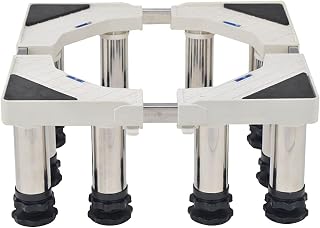 Refrigerator Washing Hine Base Easy Installation Length/Width 42-68Cm Adjustable Base Fridge Freezer Universal High Rack Air Conditioner Base Holder Stand Height 18-21Cm/12 Legs/18