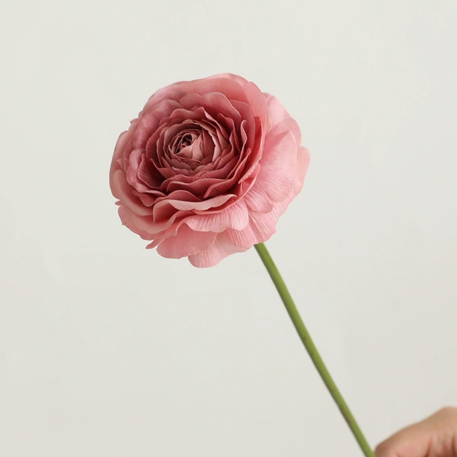 Ramo Flores Artificiales 8 Piezas (Rosa melocotón)