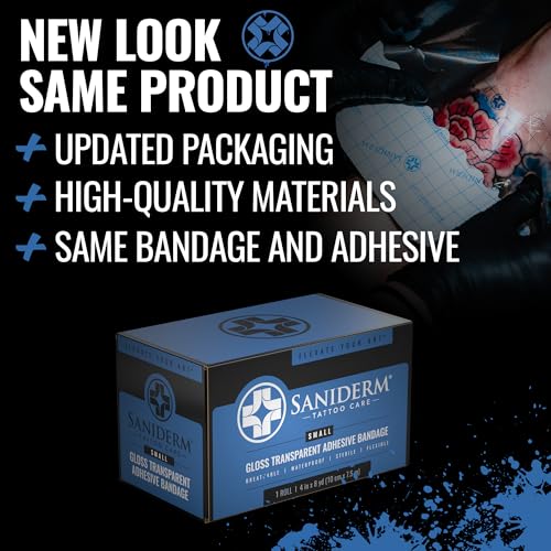 Image of Saniderm - Original Tattoo Aftercare Bandage Roll - 4 in x 8 yd Roll