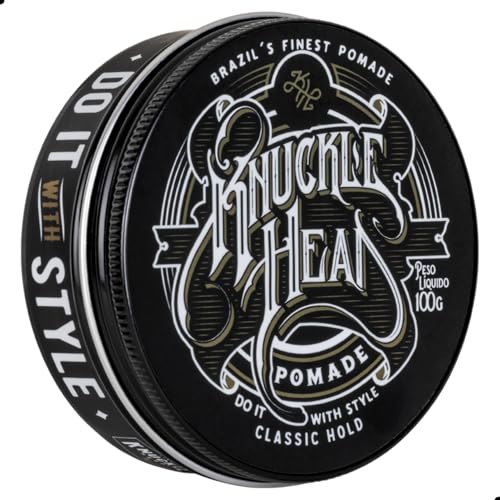 Pomada Classic Knucklehead - Fixação Forte com Acabamento Shine (Molhado) | Cera Modeladora de Cabel
