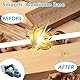 Akku Hobel Kompatibel mit Makita 18V Akku, 15000RPM Bürstenlose Elektrische Holzhobelmaschine mit 82mm Breite, 0-2MM Einstellbare Tiefe für Holzbearbeitung Möbel DIY (keine Batterie)