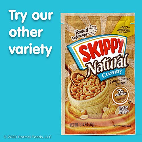 Skippy Creamy Peanut Butter Individual Squeeze Packs, 9.2 Ounce, (8 Pouches, Pack Of 8) #TOP7