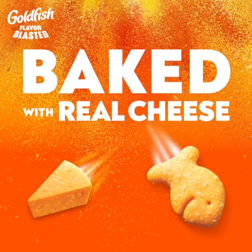 Image of Goldfish Flavor Blasted Xtra Cheddar Cheese Crackers, 10 Oz (2 Pack)