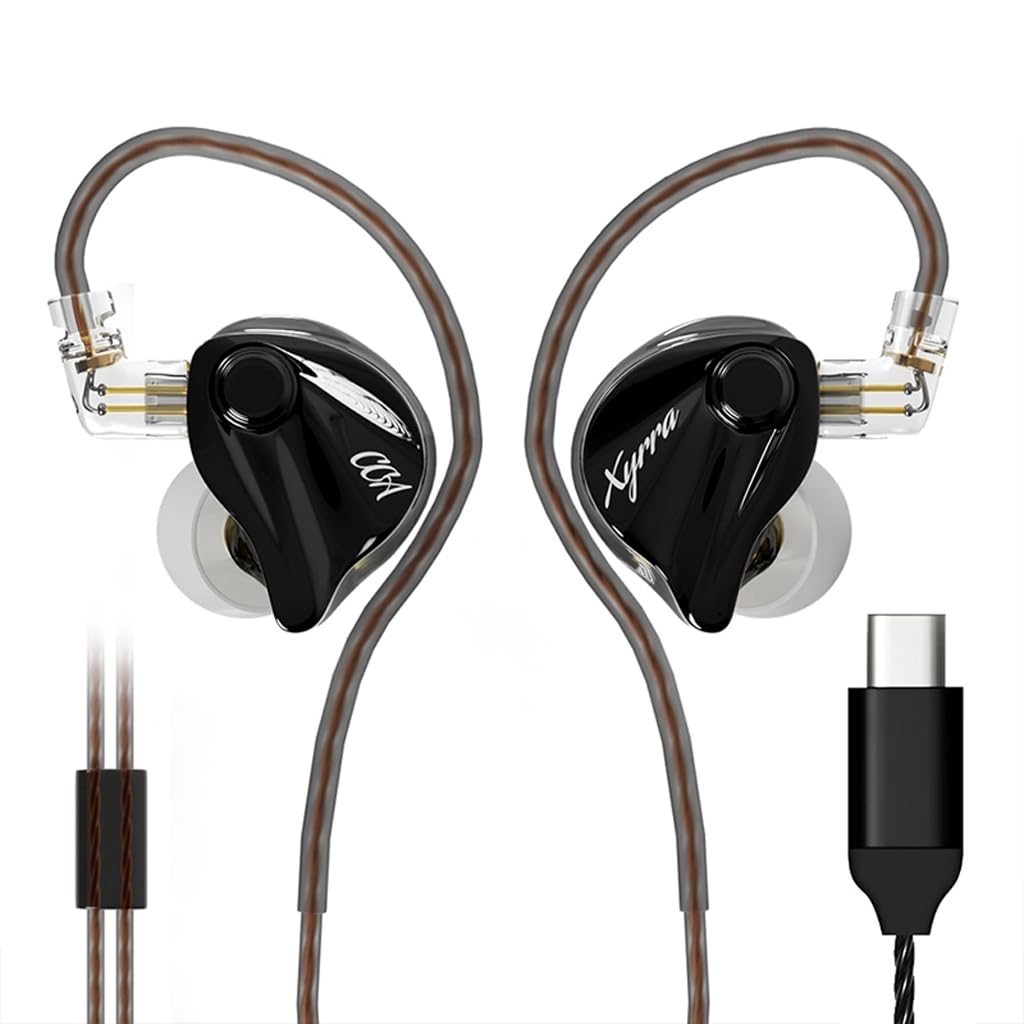 Concept Kart CCA Xyrra Hybrid in-Ear Monitor Wired IEM, 10mm Dynamic + 30118 BA Dual Drivers, Polymer Composite Diaphragm, Zinc Alloy & Resin Shell, OFC Detachable Cable with Type-C Termination Plug-image-38