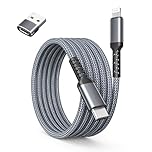 BASESAILOR iPhone 14 13 Charger Cable 3M,USB C to Lightning Cable with USB A Adapter Fast Charging Cord Power Lead for Apple iPhone 12 11 Pro Max Plus XS XR X 8 7 6 Plus 5 SE,iPad 9 8th 9th Generation