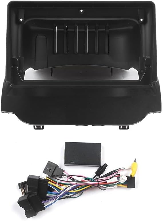 9" Car Stereo Navigation FM Radio Mounting Frame Bracket with Wiring Harness Compatible with Ford EcoSport 2013 2014 2015 2016 2017