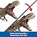 Mattel Jurassic World Chaos Theory All-Out Attack Tyrannosaurus Rex Dinosaur Action Figure Toy, T. rex with Rampage Attack, Chomp & Roar & Evolved Spikes, Digital Play