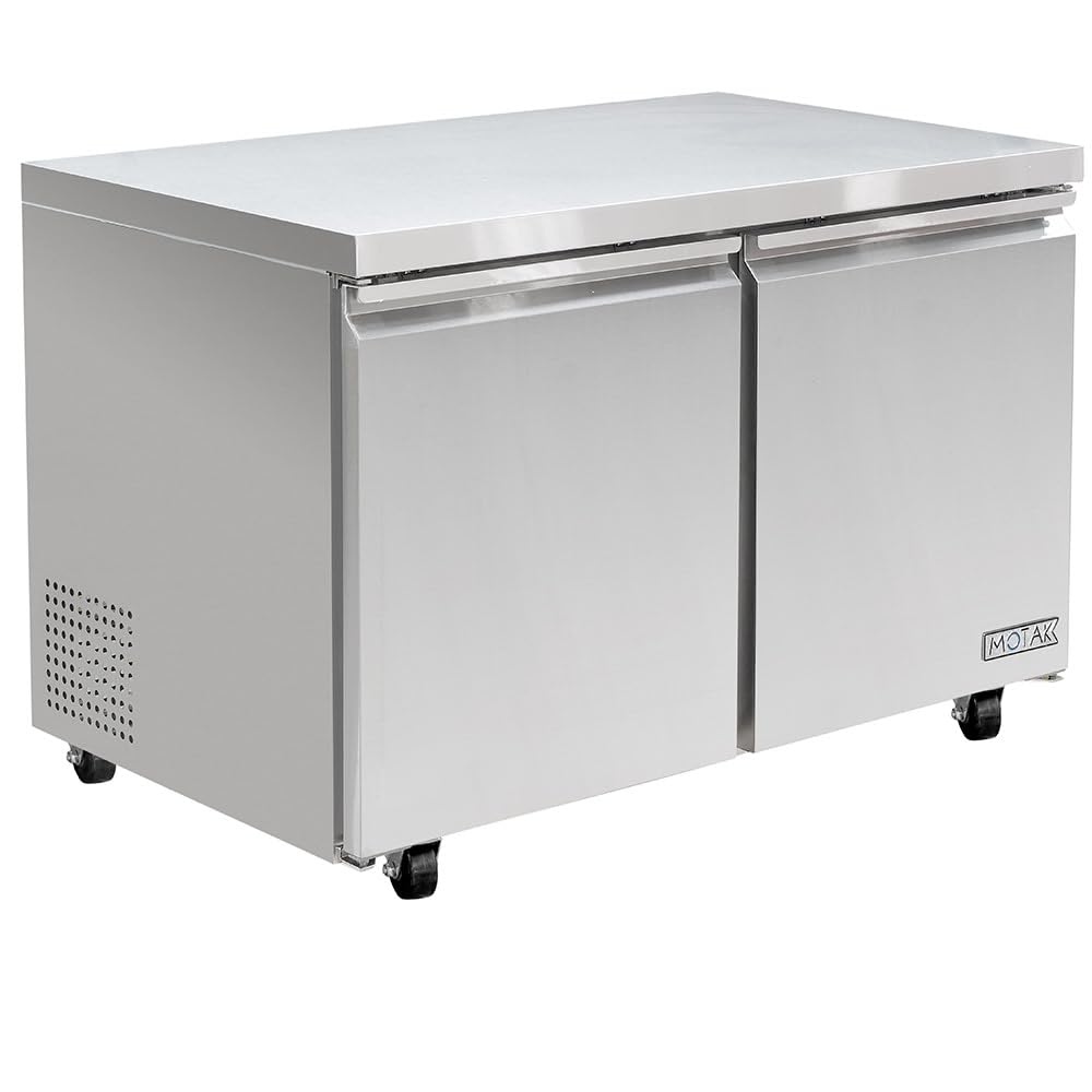 47 1/4" W Undercounter Refrigerator w/ (2) Sections & (2) Doors by MOTAK – 50.39x32.68x38.58, In Description, Check Images, Model MUR-48-X