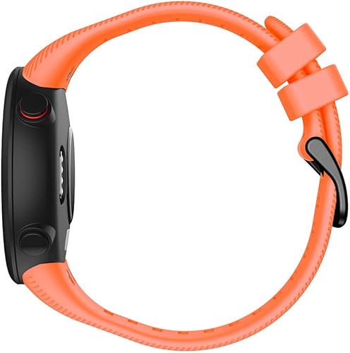 Miniatura 10 de REYDA Correa de silicona compatible con Garmin Swim 2Forerunner 45, correa de reloj de silicona suave, flexible y transpirable, correa deportiva con