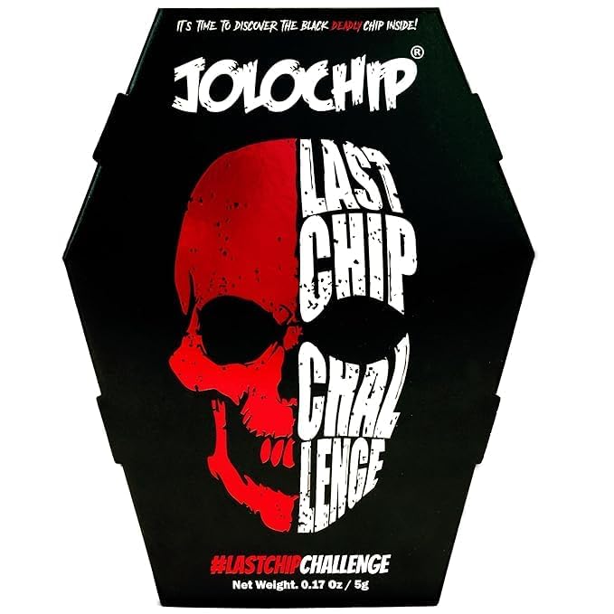 Image of JOLOCHIP World's Hottest Chip & World's Hottest Seasoning (12g) Combo | Fiery Spice Challenge (CHIP + SEASONING)