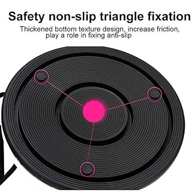 Ab Twister Board for Exercise Waist Twisting Disc with 8 Magnets Fitness Twister with Handles Trims Waist Arms Hips and Thighs