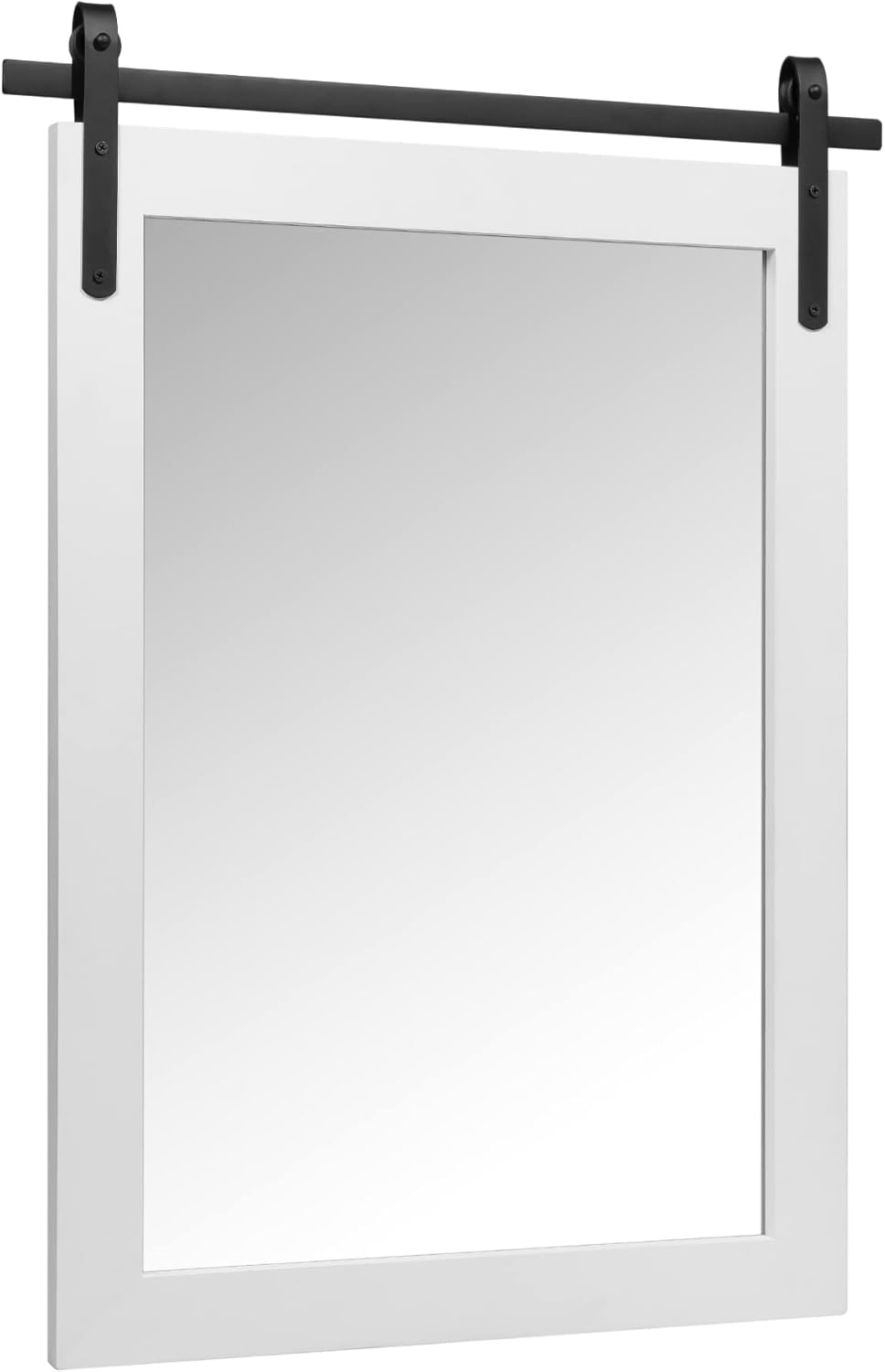 Farmhouse Bathroom Mirror Rustic Wall Mirror Barn Door