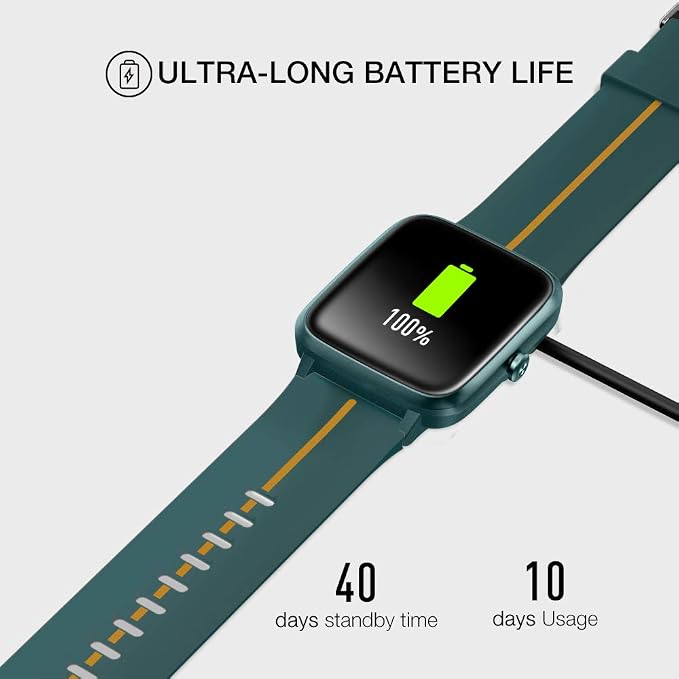 UMIDIGI Reloj inteligente GPS, rastreador de actividad física con monitor  de frecuencia cardíaca, podómetro de pantalla táctil de 1.3 pulgadas, reloj  inteligente para hombres y mujeres, contador de pasos impermeable de 5 ATM,  compatible  - Amazon.com