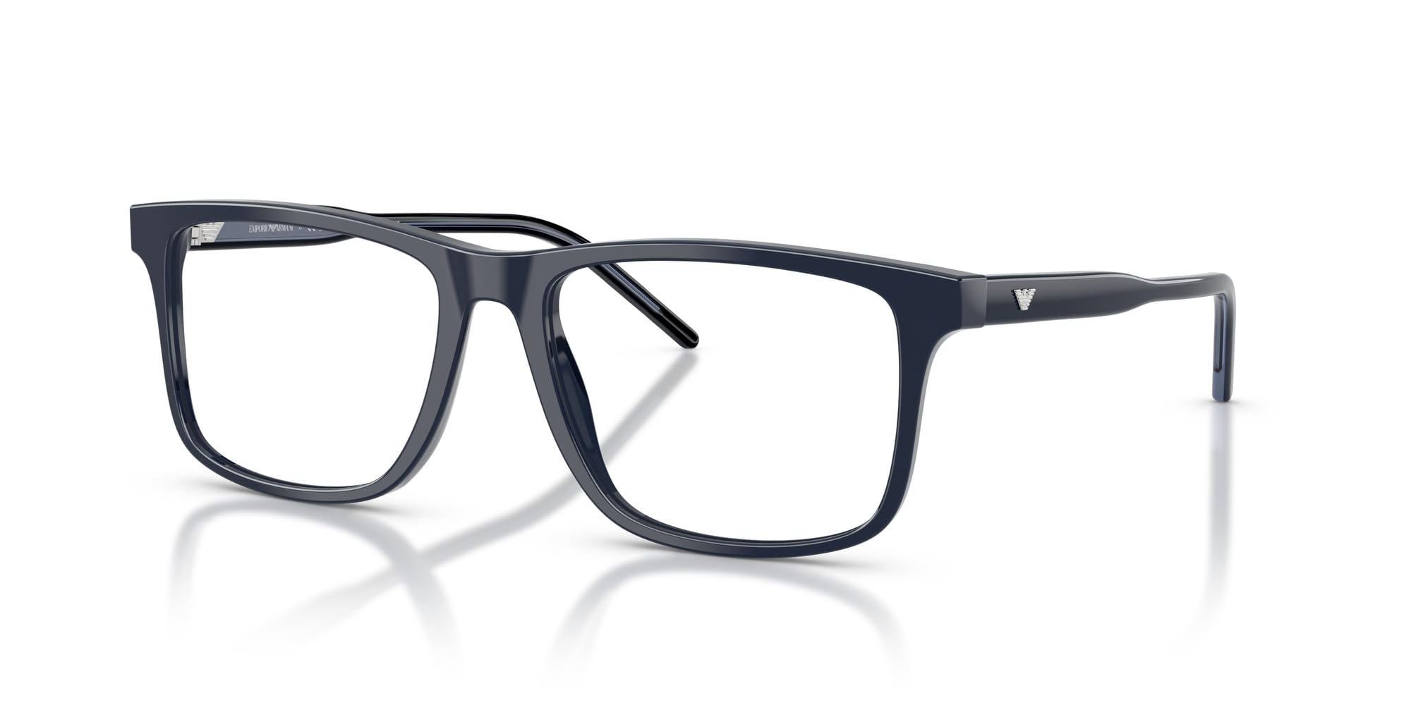 Emporio Armani Męskie kwadratowe oprawki na okulary na receptę Ea3257