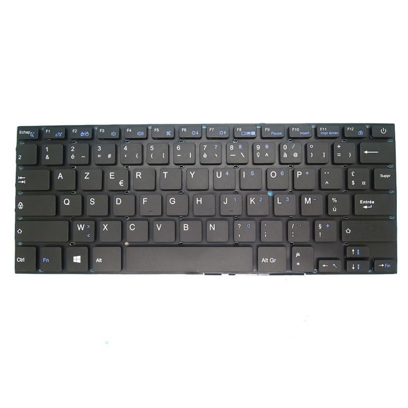 Clavier pour Thomson NEO14-2.32BS noir sans cadre disposition US - 2