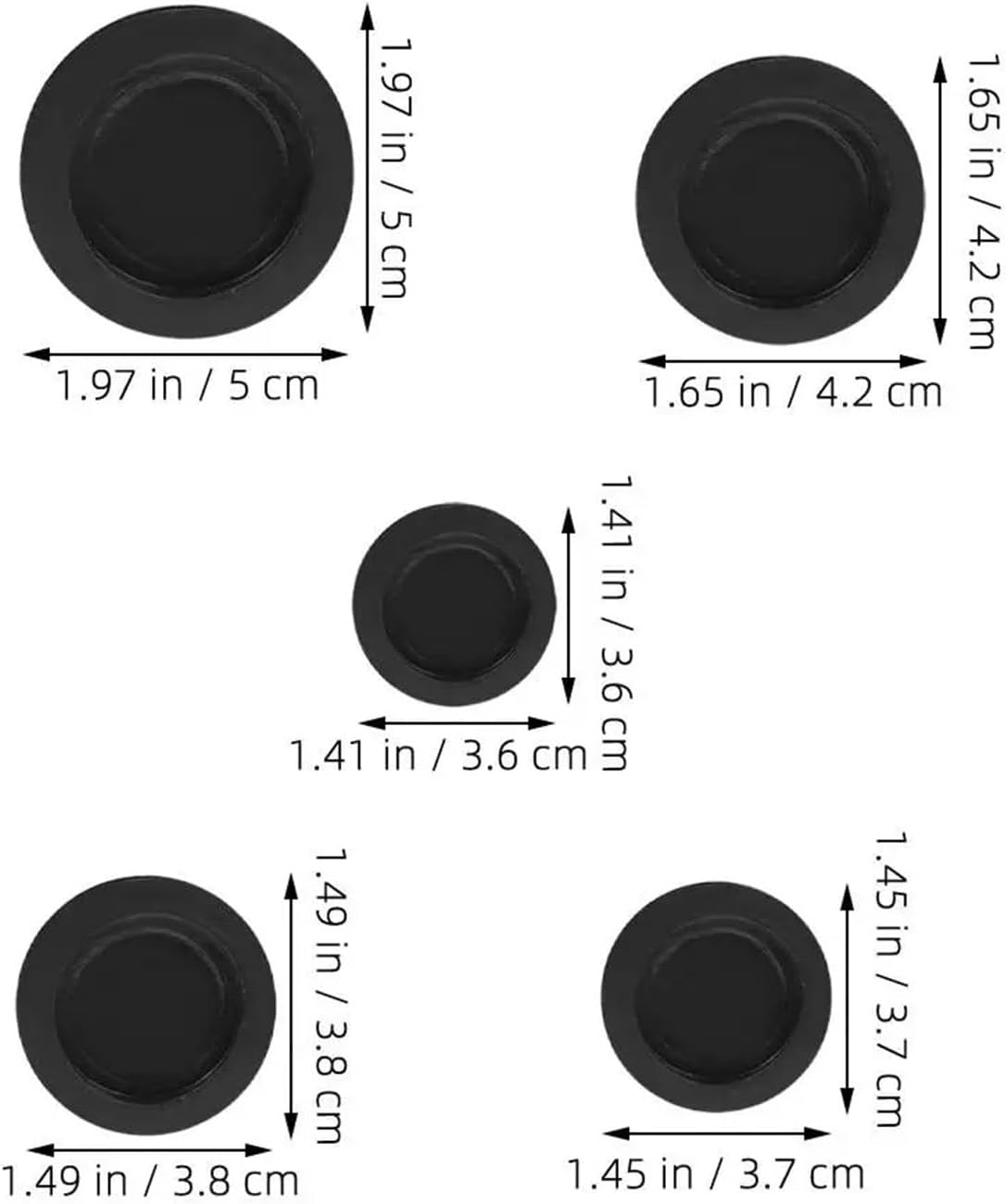 Piggy Bank Stopper 30Pcs Money Bank Stoppers Rubber Plugs Saving Box Coin Closure Piggy(Black)
