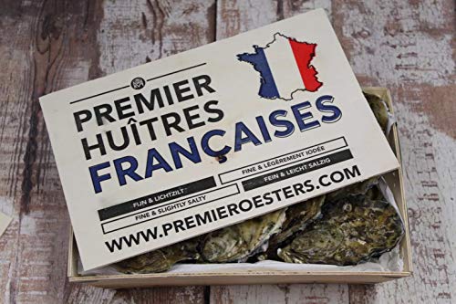 Frische französische Austern 12 Stück Austern aus Frankreich frisch 1 Dutzend