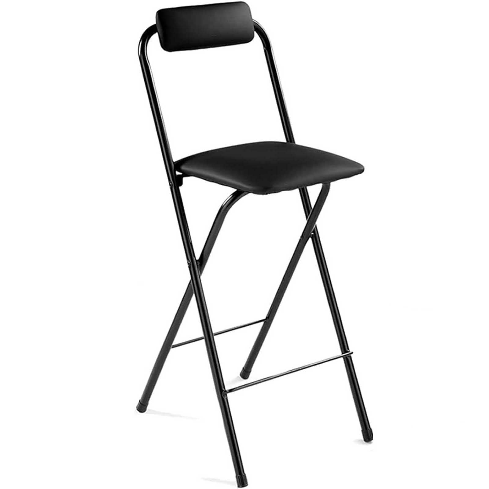 Chaise pliable pour bar et bureau Leomix 75 cm résolvant le manque de place