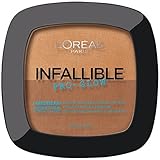 L'Oréal Paris Infallible Pro Glow Pressed Powder, Cocoa, 0.31 oz.
