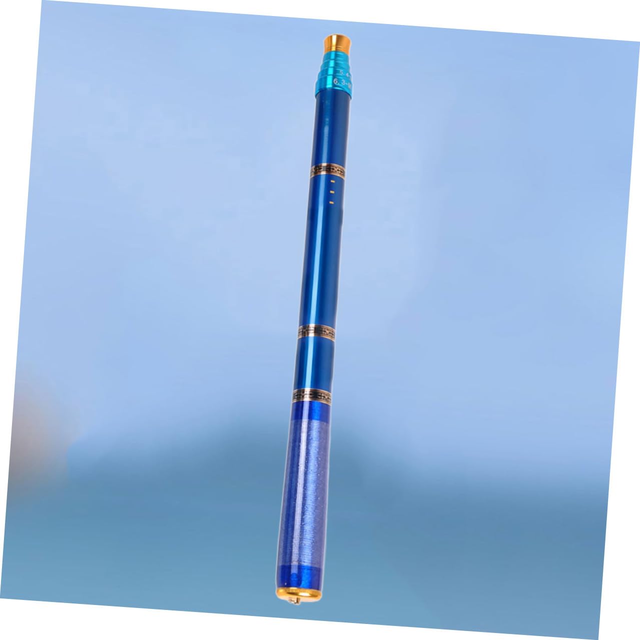 Fibra di Carbonio Canna da Pesca Blu Ultra Corta Retrattile