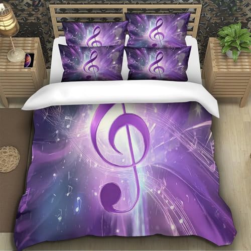 Housse de couette 3D baroque King 220x240cm en microfibre de luxe - 5