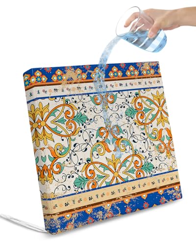 Edwiinsa Boho Geometric Indoor/Outdoor Seat Cushions Cover,Waterproof Patio Chaise Lounge Cushion Cover for Beach Pool Side Chair Cushions 20x18x2 Pieces Southwest American Indian Print