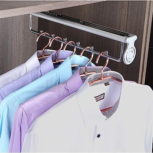 Tringle à vêtements extensible pour optimiser les penderies profondes