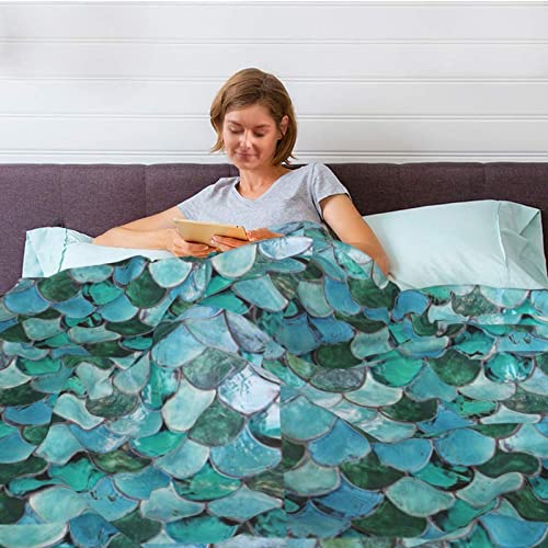 Couverture légère et thermique BAFAFA, finitions premium sirène - 7