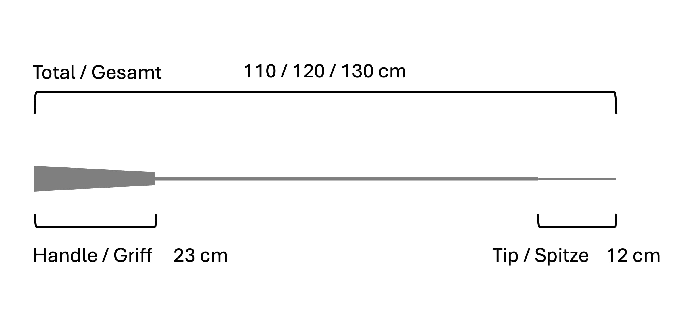 JA0022 Fleck GREENLINE Bambusgerte Dressurgerte, Grün, 110 cm