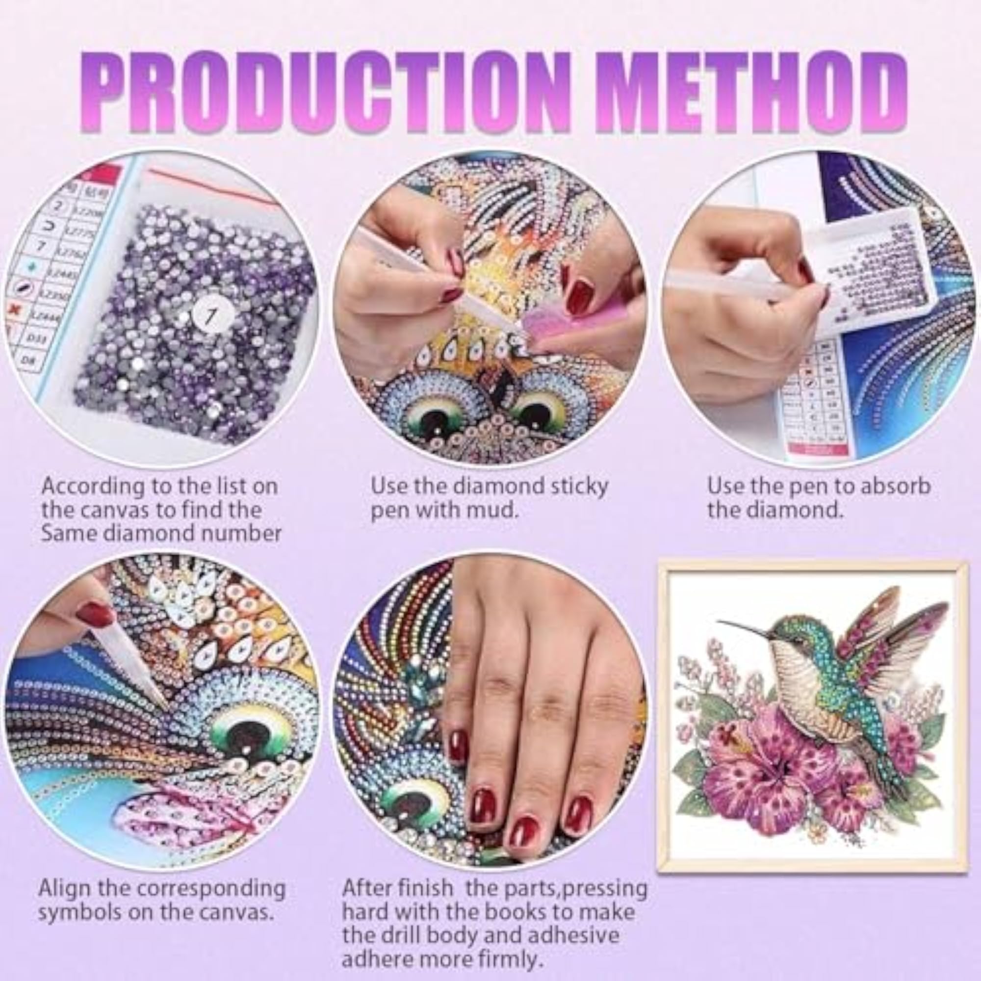5D Special Shape Diamond Painting Kits for Adults, Beginners