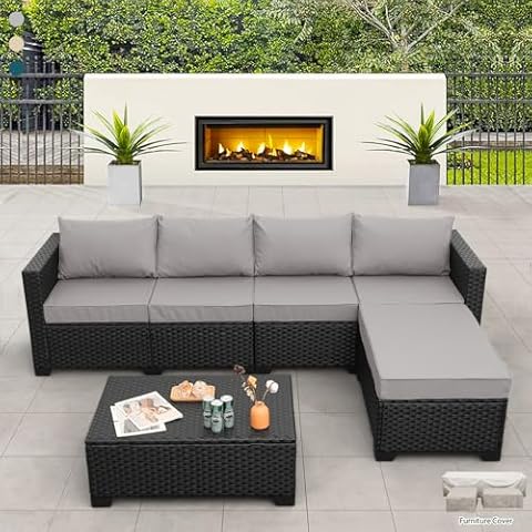 Rattaner 4-Piece Outdoor Sectional Set Cover