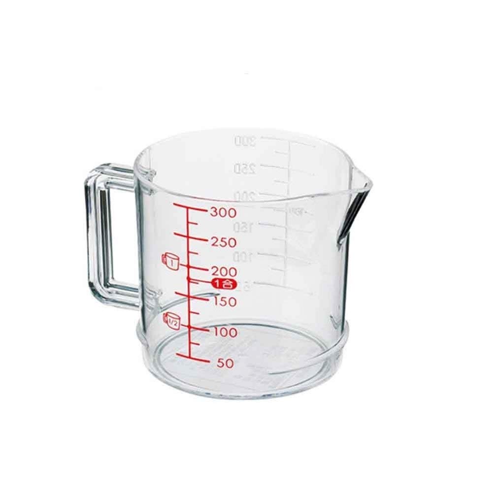 Autocollant Mural Tasse à mesurer-Tool, Cuillère à mesurer Domestique en Plastique/Tasse à mesurer, Section Ordinaire Moyenne 300 ML (Couleur : 1) (1)