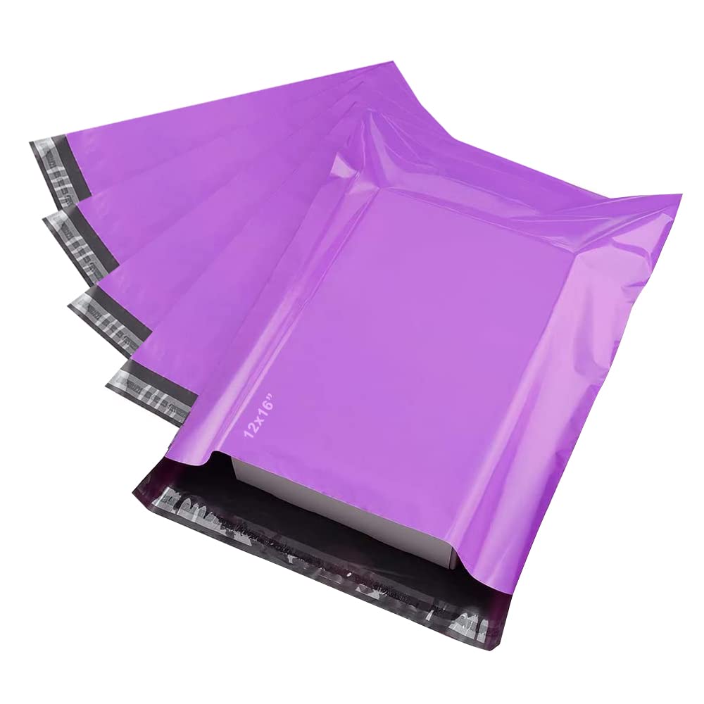 Pack of 100 Purple Mailing Bag (10x14") Plastic Bag for Shipping #L1434-100