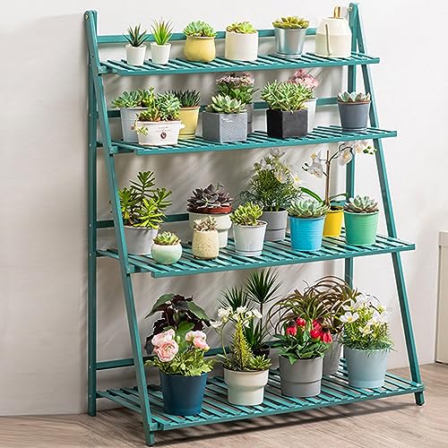 Support de plantes pliable en bambou pour optimiser l'espace