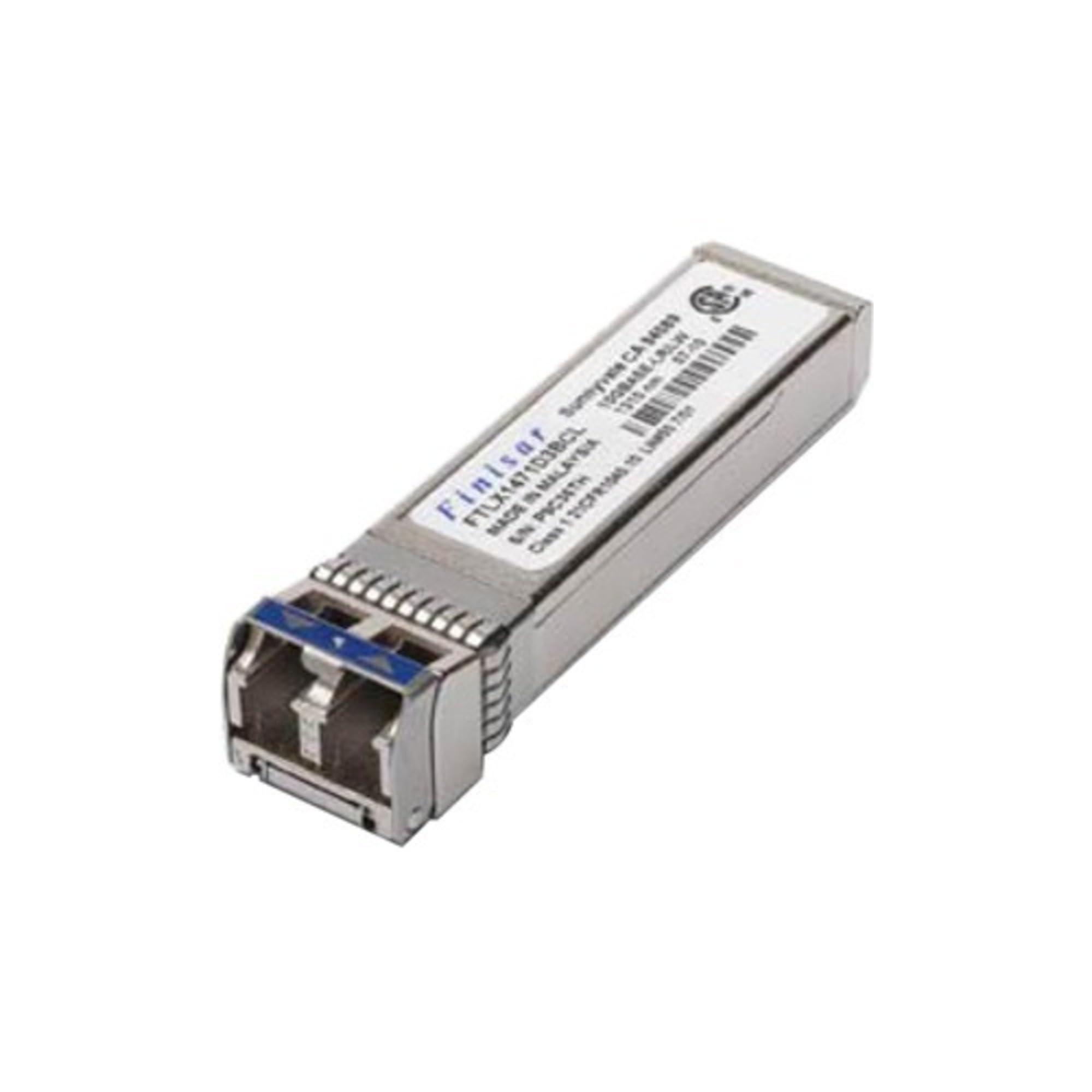 Finisar 10GBASE-LR 10Gb/s 10km 1310nm Single Mode Datacom SFP+ Transceiver - FTLX1475D3BCL