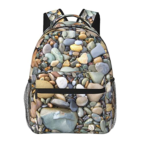 Grand sac à dos décontracté noir en taille unique avec compartiment PC