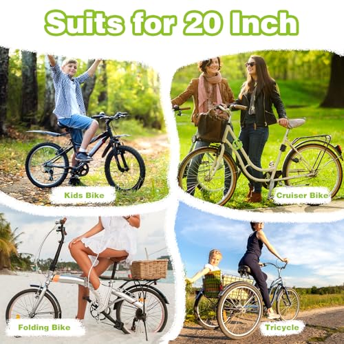 20/24/26 x 1.75 Inch Bike One/Two Pack Bicycle White Wall